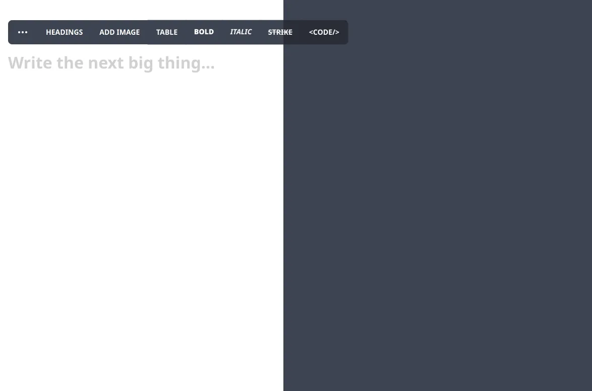 The app shown in dark and light theme
